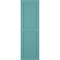 Ekena Millwork True Fit PVC Two Panel Chevron Modern Style Fixed Mount Shutters, Pure Turquoise, 18W x 36H, PR TFP101CV18X036PT - alternate 8
